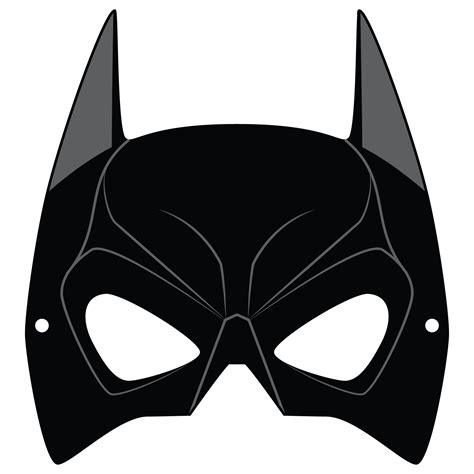 Cardboard Batman Mask Template